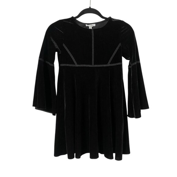 Jessica‎ Simpson Womens Velvet Peasant Bell Sleeve Top Size M Medium Boho - Picture 1 of 5